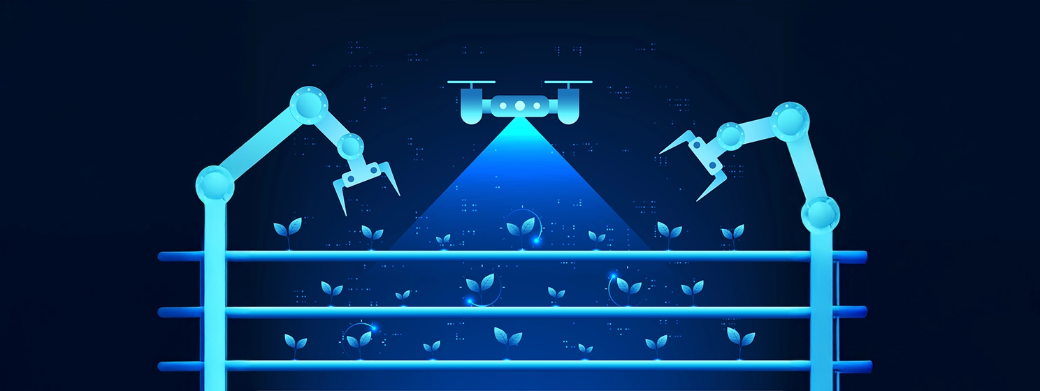 Smart Farm uses artificial intelligence to help manage the growth of produce, take care crop and temperatures, and make it green agriculture Green Technology reduces harmful impacts on the environment.