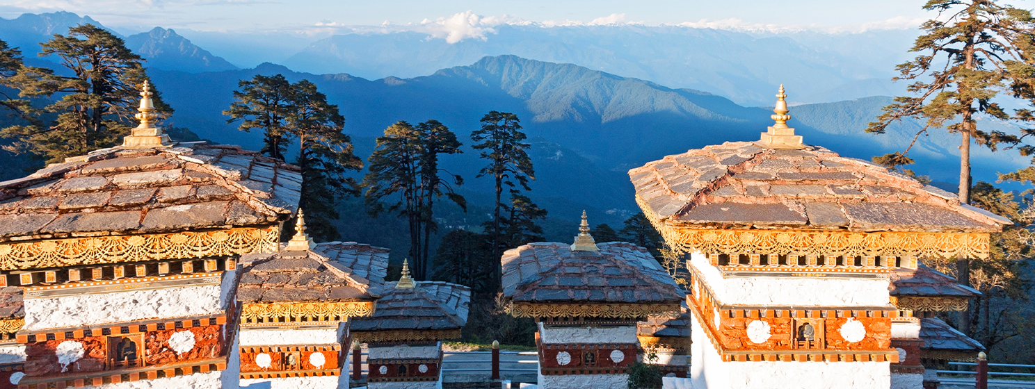Bhutan skyline