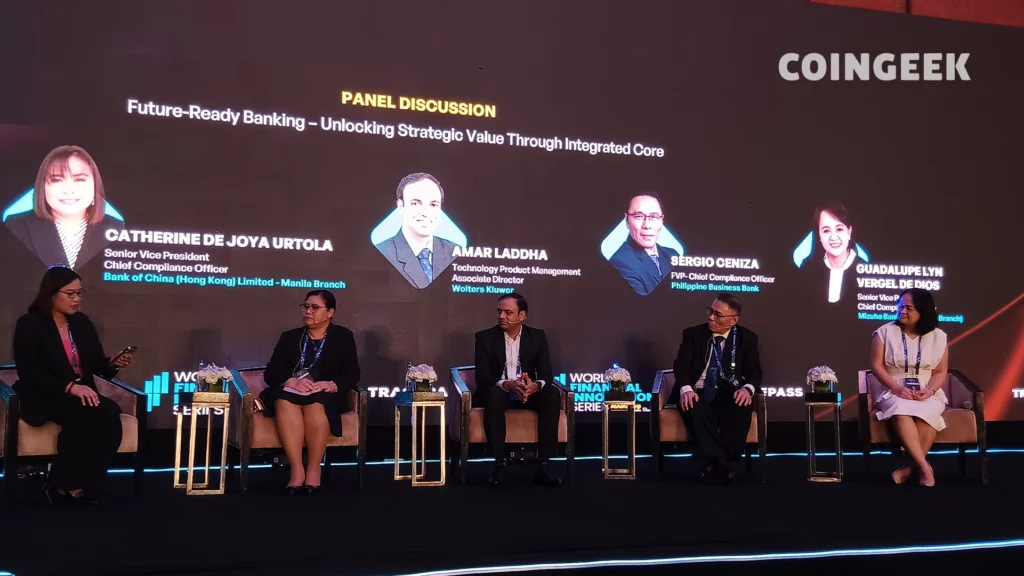 Future-Ready Banking panelists with Moderator Maria Adeliadee Capistrano