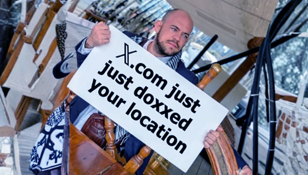 X just doxxed your location!