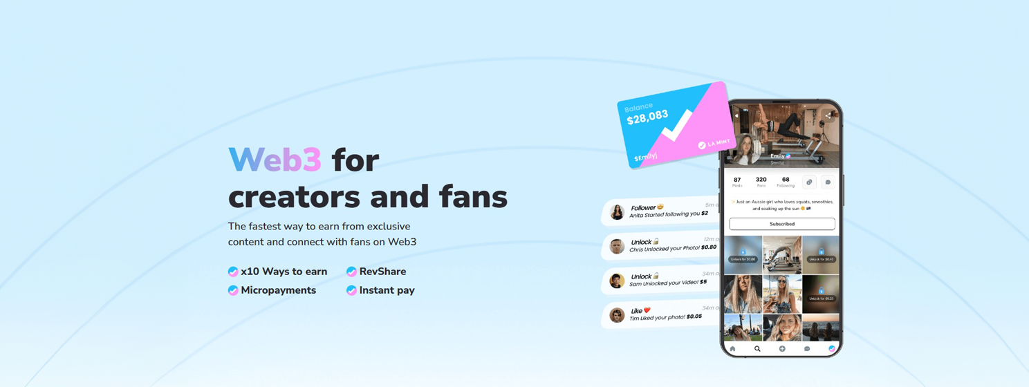 La Mint is back, monetizing your influence with instant earnings