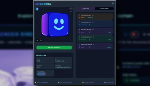 3DOrdi’s full-featured NFT platform brings 1Sat Ordinals to life