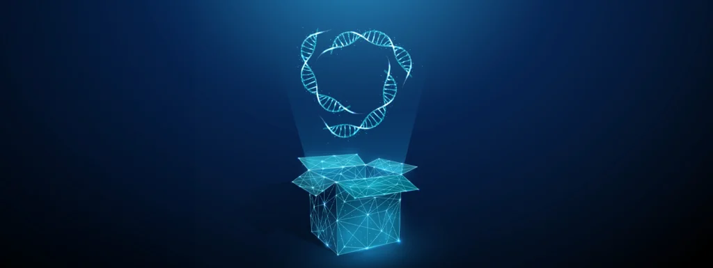 DNA storage meets blockchain permanence in the enterprise era