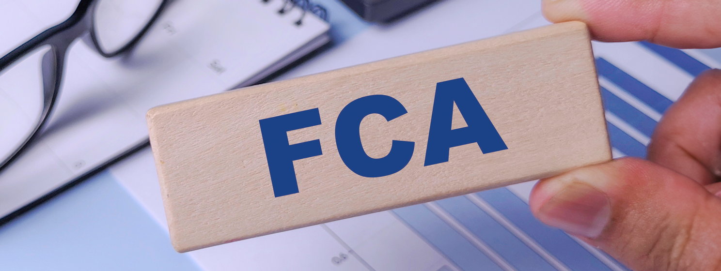 Financial Conduct Authority, FCA letter block