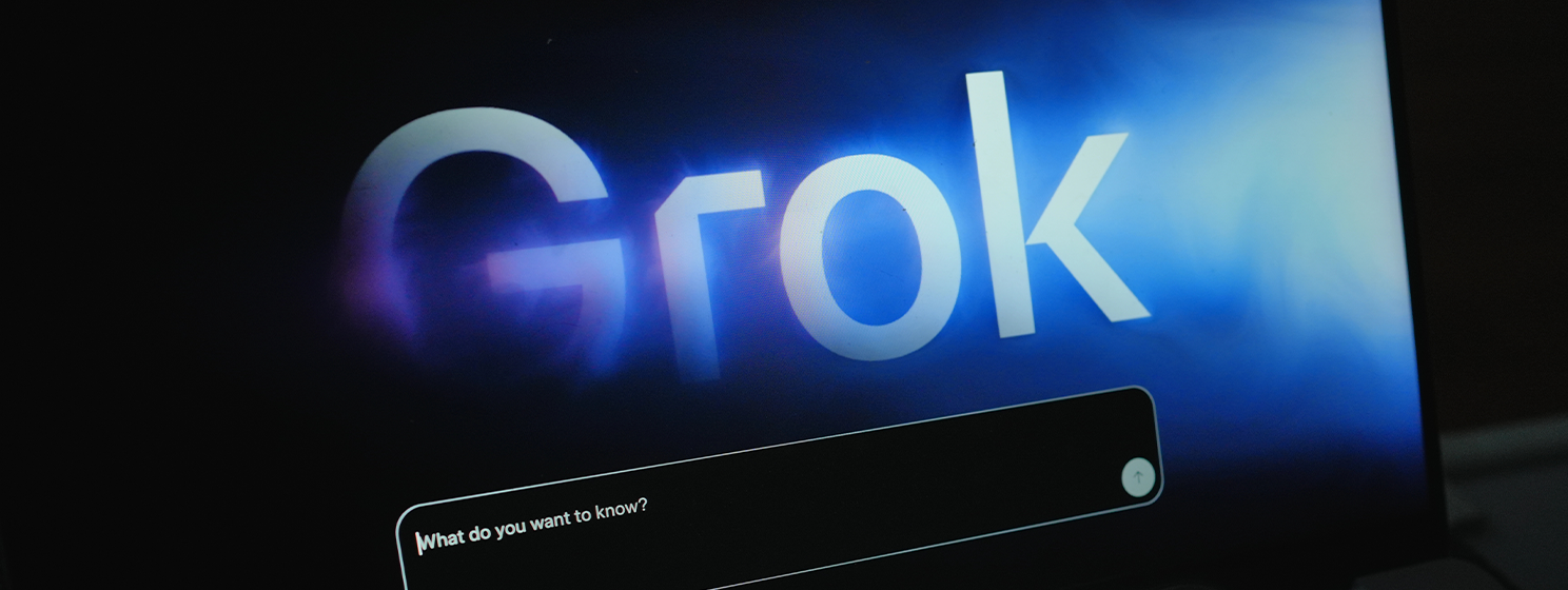 Grok - X, AI banner