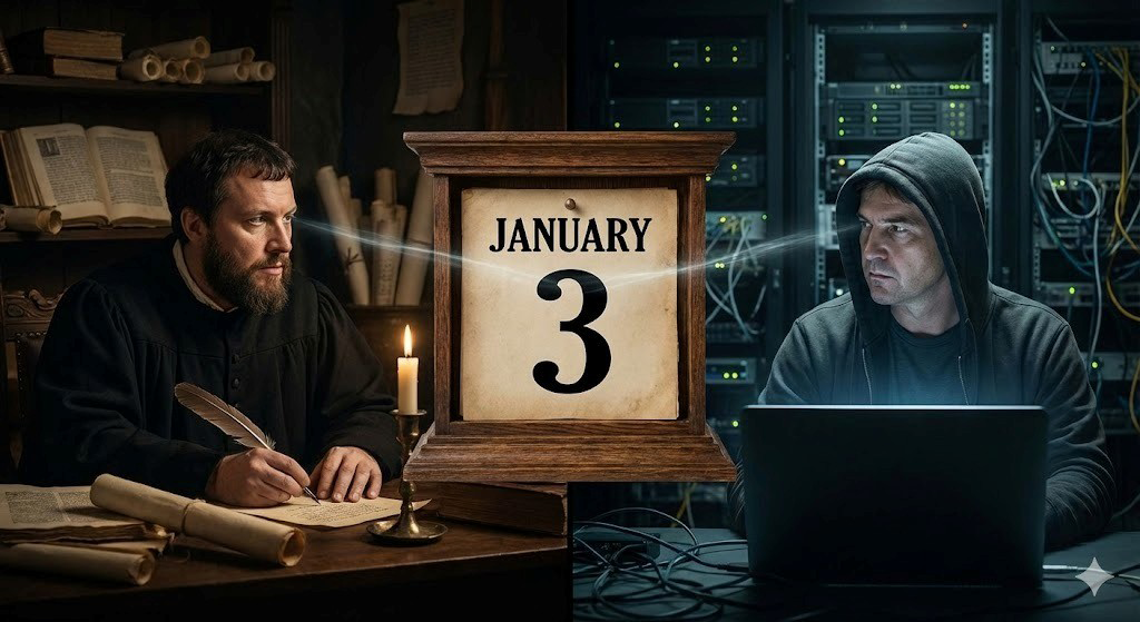 Reformation and the Bitcoin Genesis image