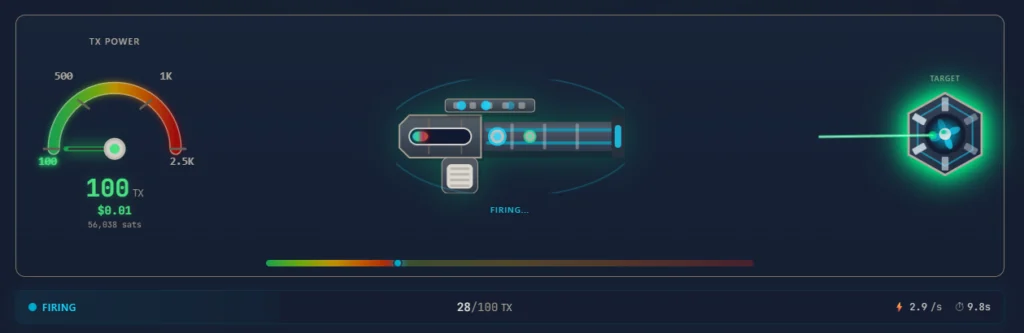 Teragun Transaction screenshot
