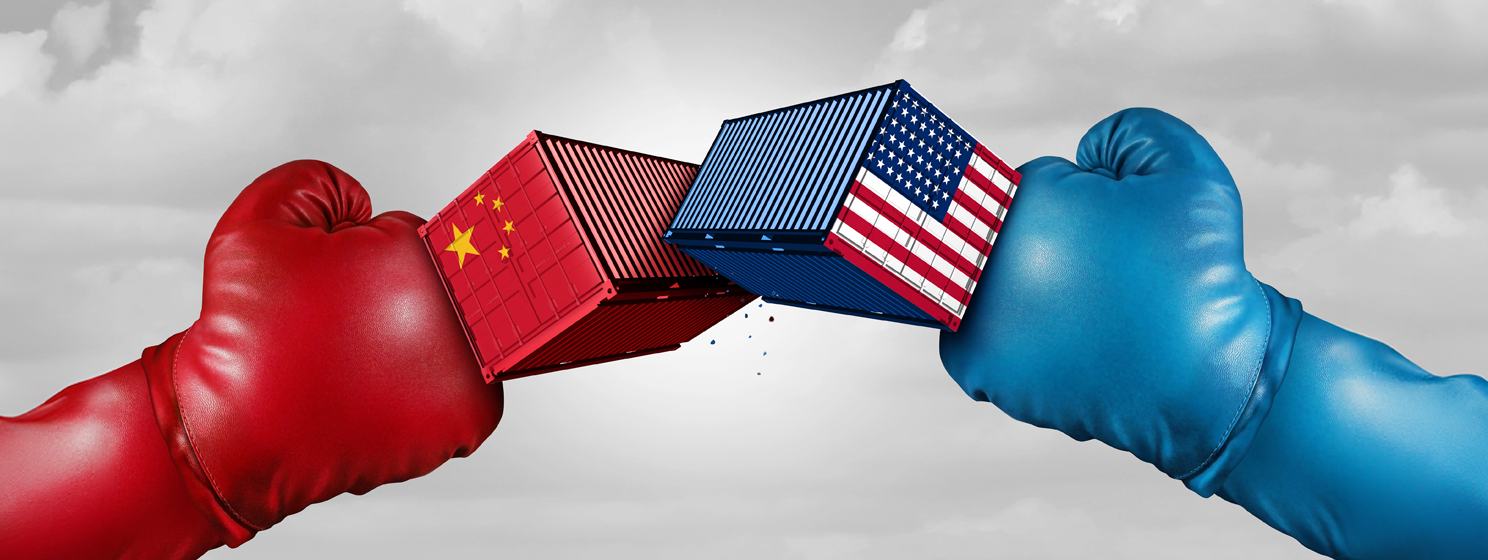 china vs us concept banner