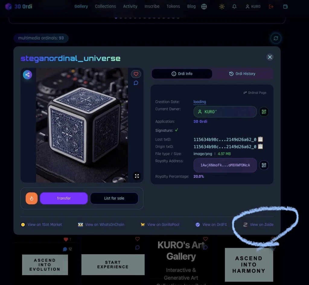 steganordinal screenshot