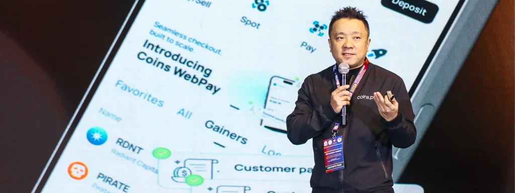 Coins.ph CEO Wei Zhou urges local leaders to eliminate the ‘Invisible Tax’ of payment inefficiency at PCL National Congress