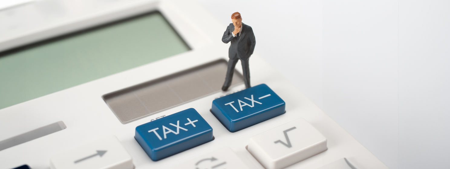 Tax on keyboard concept