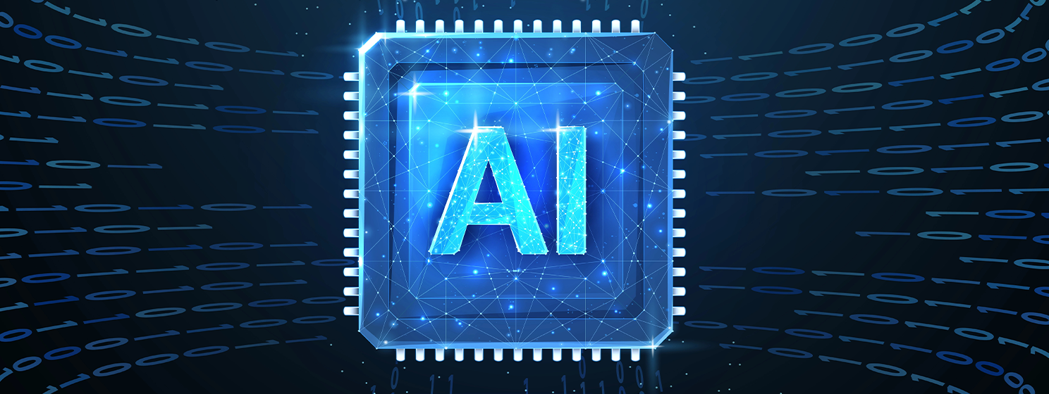 ai chip, ai technology banner