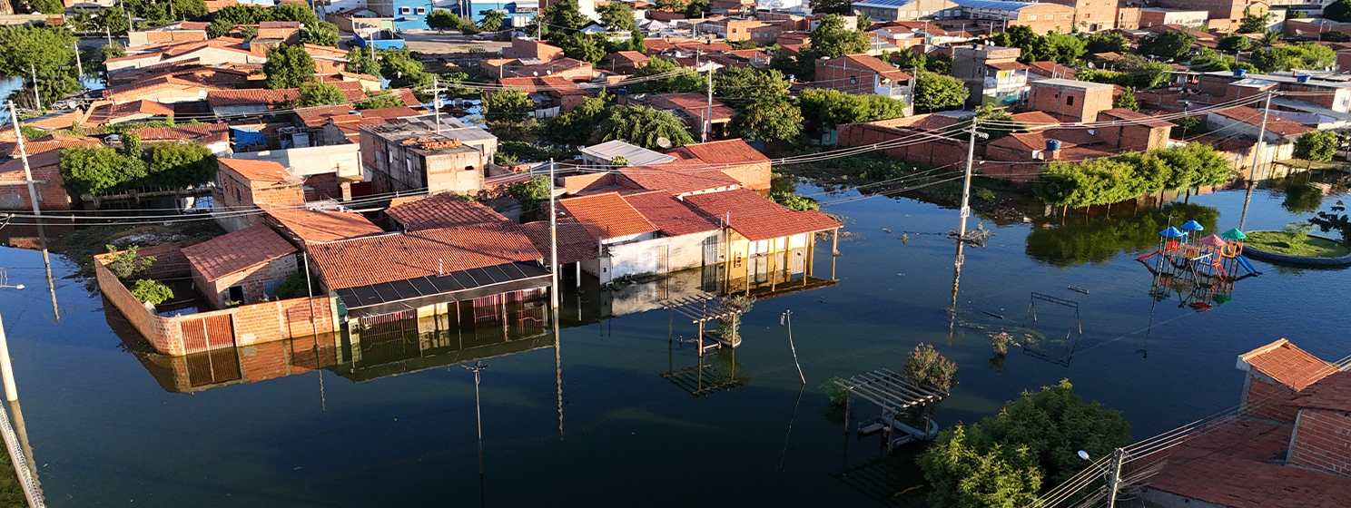 flooded residential area - Google 'Groundsource' AI tool