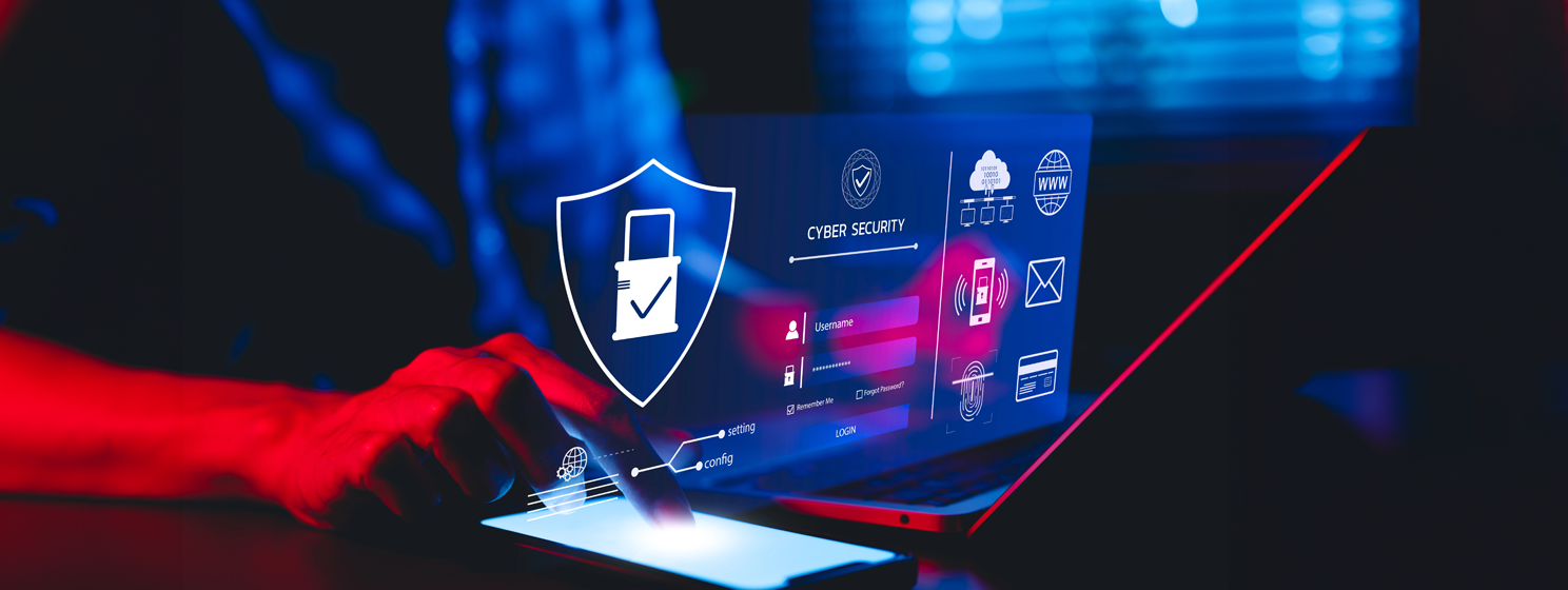 Cybersecurity and Data Protection concept banner