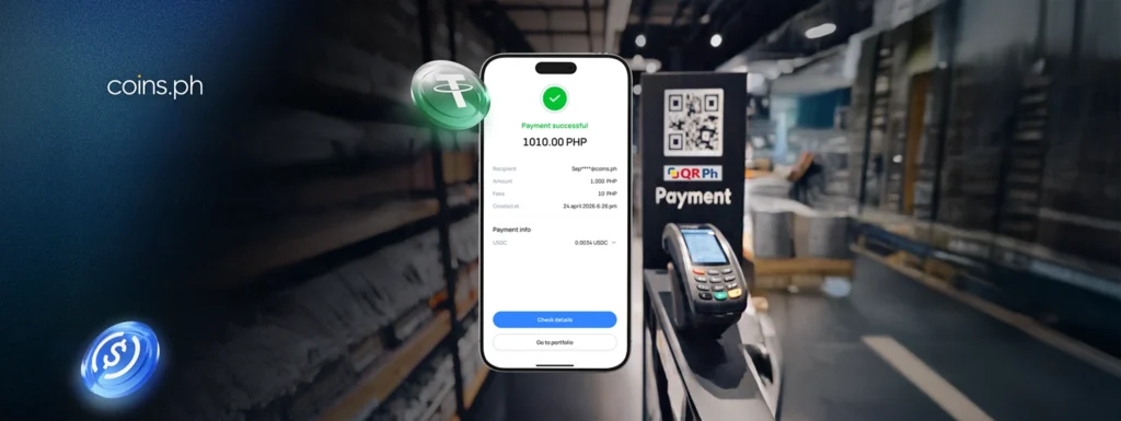 Pay with Peso, Crypto, or both: Coins.ph pioneers Stablecoin payment utility in the Philippines with first-of-its-kind QRPh integration