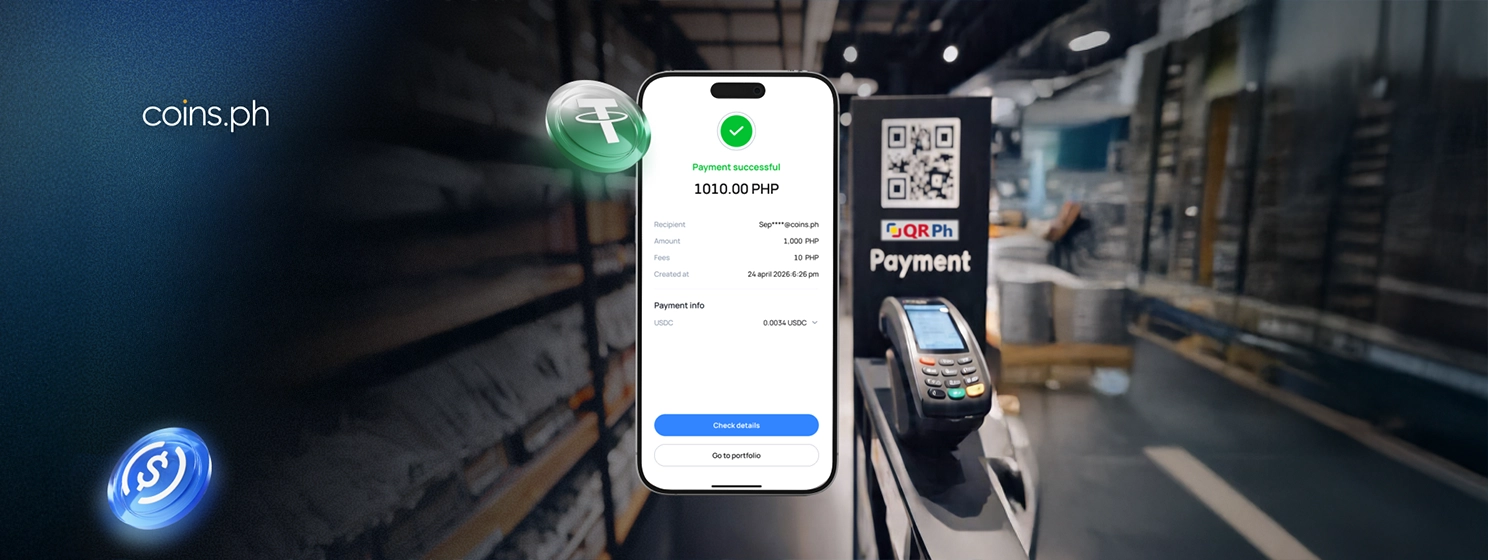 Pay with Peso, Crypto, or both: Coins.ph pioneers Stablecoin payment utility in the Philippines with first-of-its-kind QRPh integration