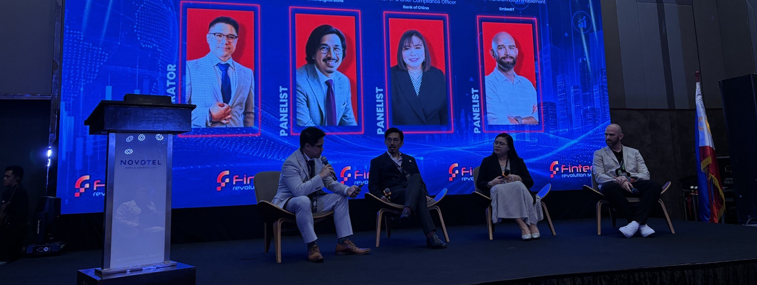 Fintech Revolution Summit 2026 panel discussion photo op