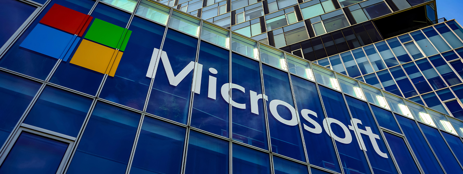 microsoft office building banner