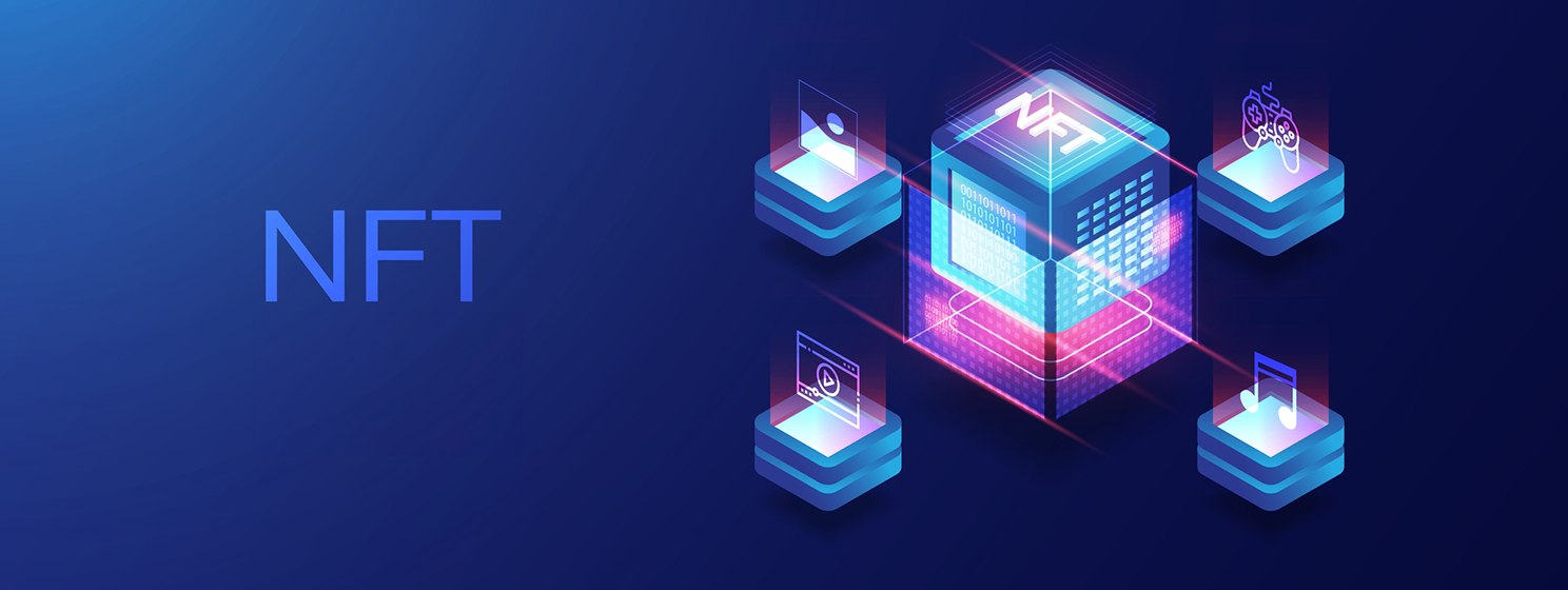 nft banners vector