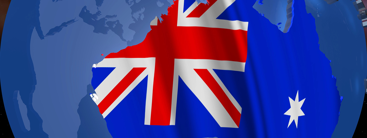 Australia Country Map banner