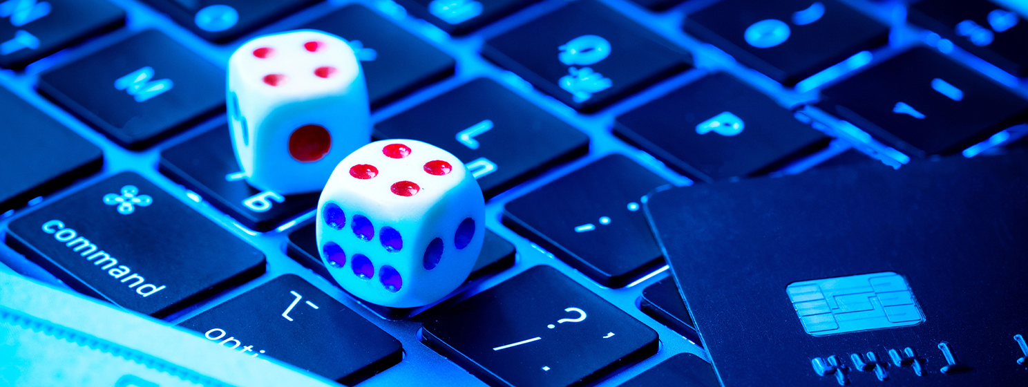 Gambling background concept