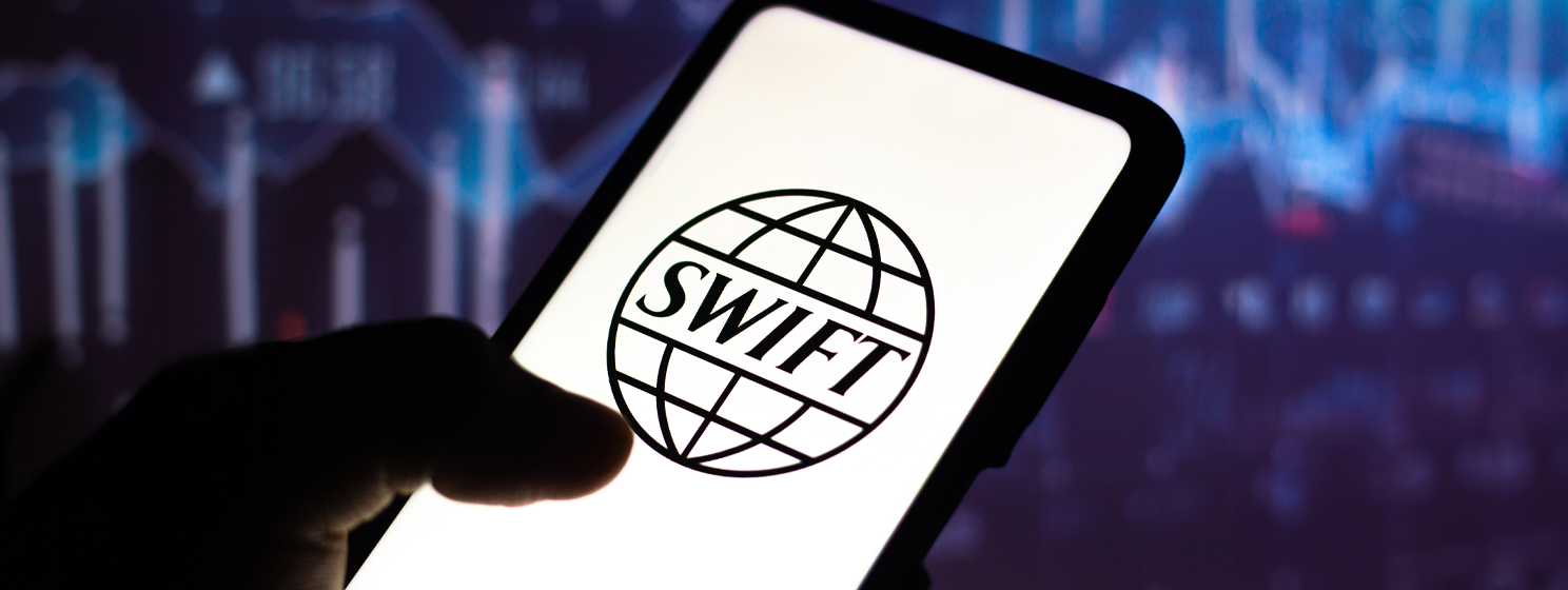 SWIFT blockchain cross-border payments banner