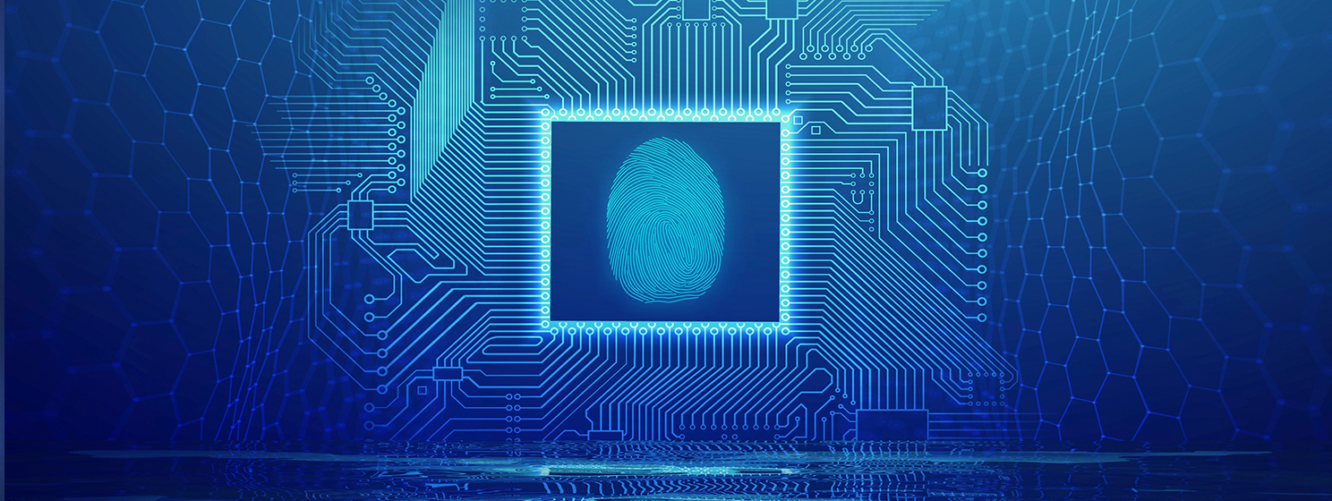 Touch id digital personal identifier banner