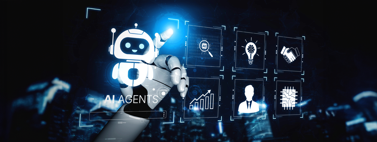 ai agents, agentic ai concept banner